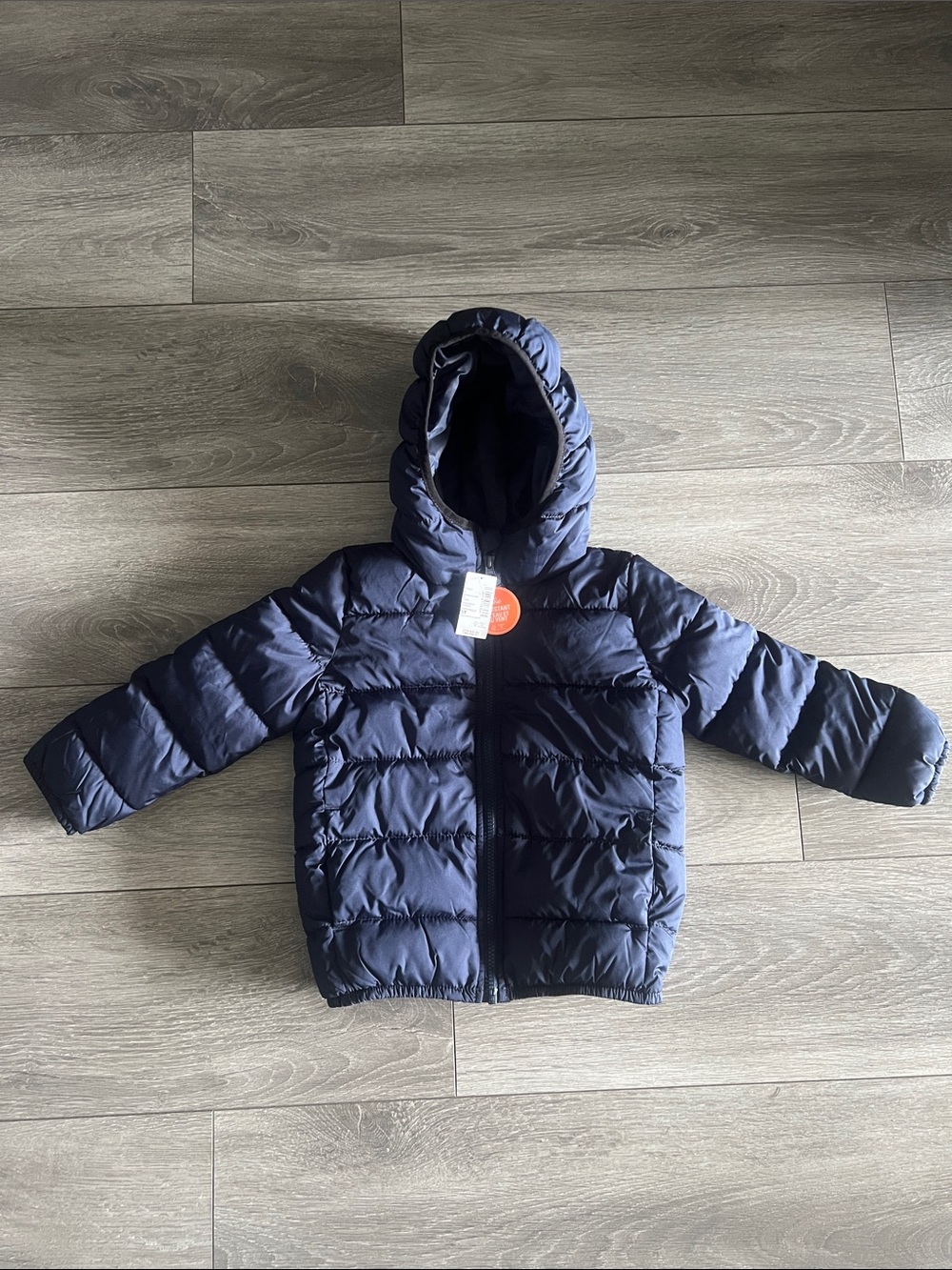 The Children's Place Navy Hooded Puffer Jacket